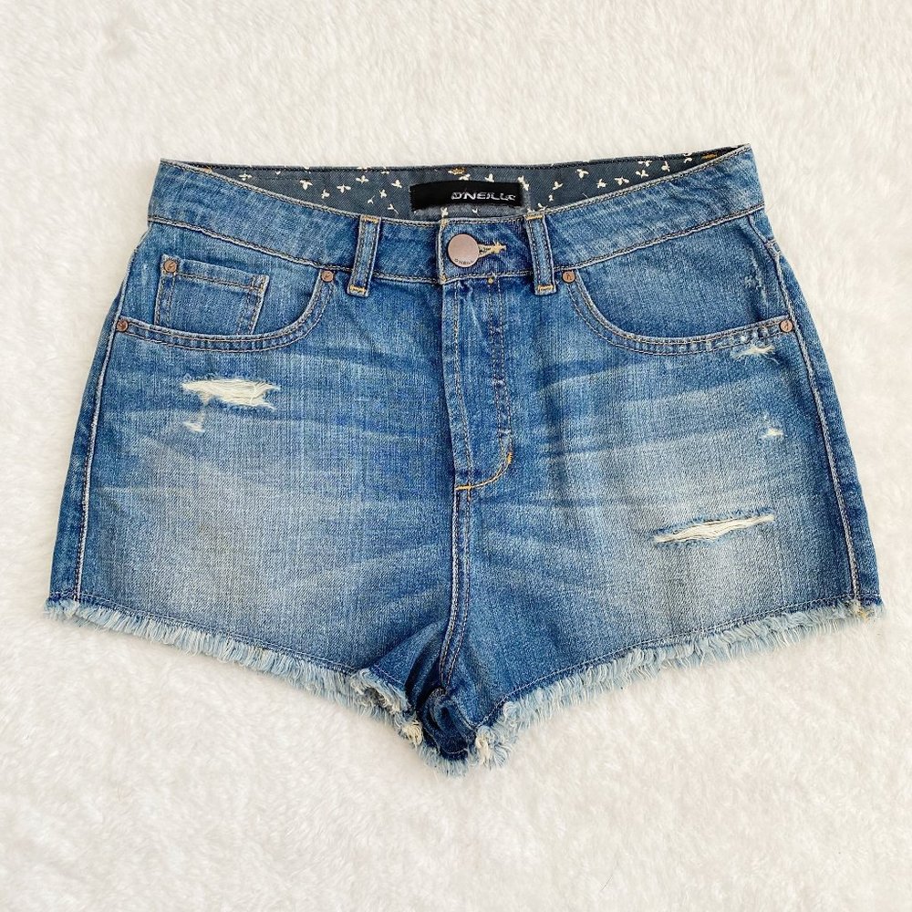 O'Neill, NWOT, Kids' Denim Shorts in Blue Dark Wash, Size 12